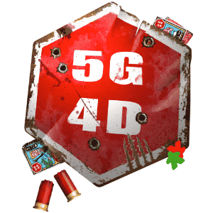 Logo von 5G4D: Ein stopp-Schild